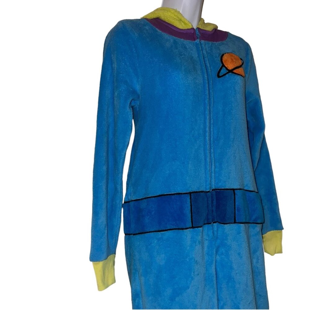 Disney Toy Story Alien Pajamas Womens XS Little Green Men Costume PJs Unionsuit - Picture 3 of 9